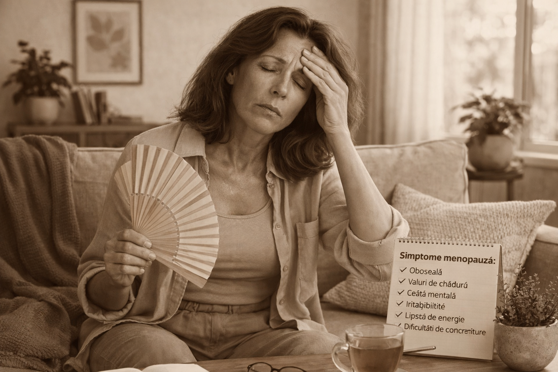 🌸 Menopauza: de ce te simți epuizată și cum poți recăpăta claritatea mentală