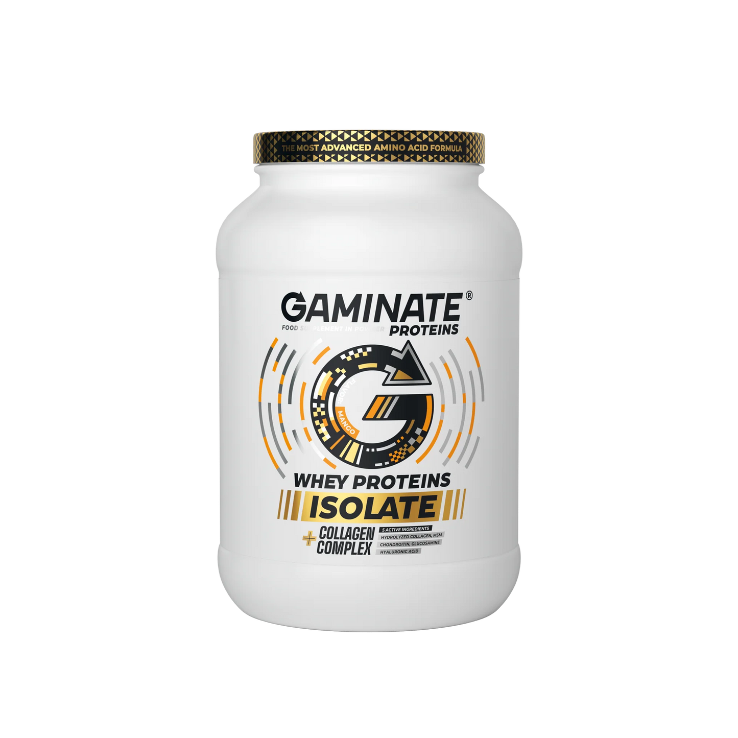 GAMINATE WHEY ISOLATE 2:1 / 3:1 , PROTEINA DIN ZER PUR cu colagen/L-carnitina