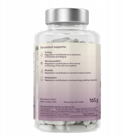 AAVALABS Magnesium Bisglycinate, Chelated Magnesium Bisglycinate, 300 mg Elemental Magnesium, 180 Vegetarian Capsules