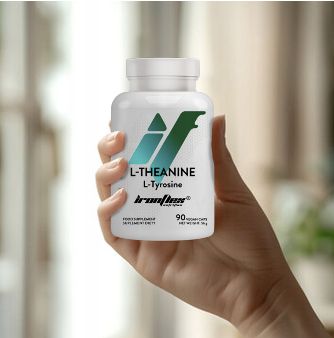 L-THEANINE, L-TYROSINE, Level Up! for productivity. support for focus, calm and mental energyIRONFLEX